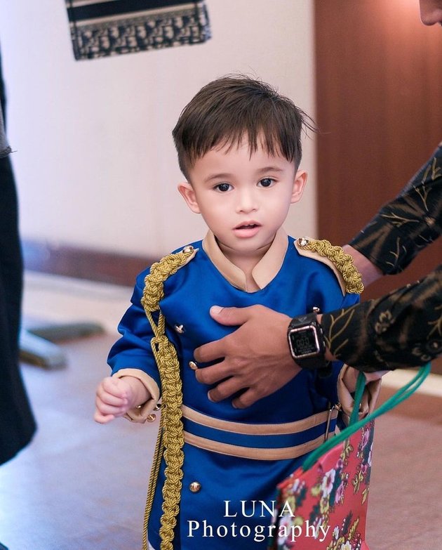 8 Portraits of Baby Adzam Putra Nathalie Holscher who is now 2 years old, Looking Handsome like a Little Prince on His Birthday - Said to be a Future Heartthrob