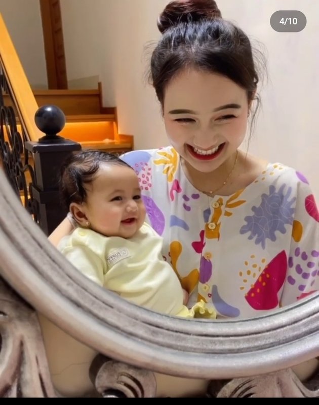8 Portraits of Baby Nadhlyn, Nanda Arsyinta's Child, the Netizens' Smiling Idol