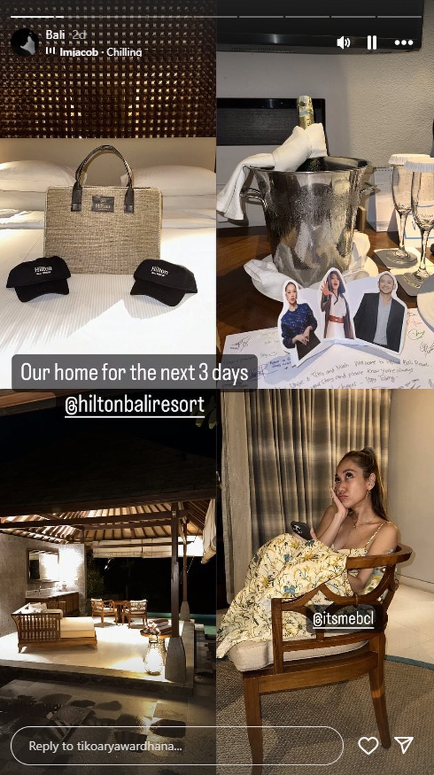 8 Pictures of Bunga Citra Lestari and Tiko Aryawardhana Continuing Their Vacation in Bali with Noah Sinclair