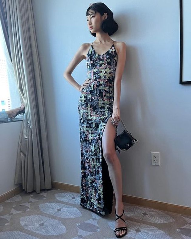 8 Beautiful Portraits of Jung Ho Yeon at the Emmy Awards, Earned the Best Dressed Title - Flooded with Praise for Combining Korean Culture with Luxury Gowns
