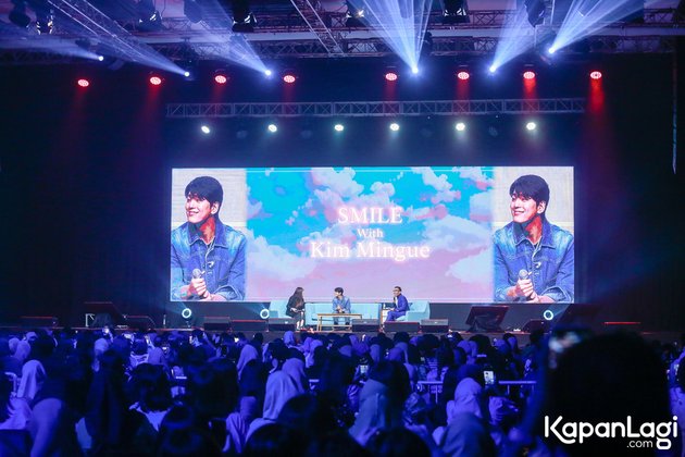 8 Photos of Kim Mingue's First Fan Meeting in Jakarta, Making Fans Emotional Saying 'Good Night, Sleep Well, Dear' - Crying When Receiving Surprise from Fans