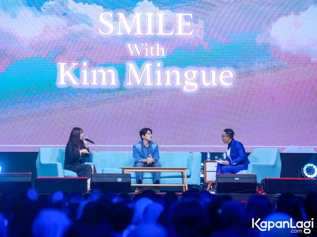 8 Photos of Kim Mingue's First Fan Meeting in Jakarta, Making Fans Emotional Saying 'Good Night, Sleep Well, Dear' - Crying When Receiving Surprise from Fans