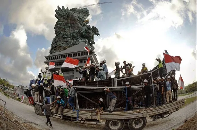 gwk, garuda wisnu kencana, gwk sudah jadi