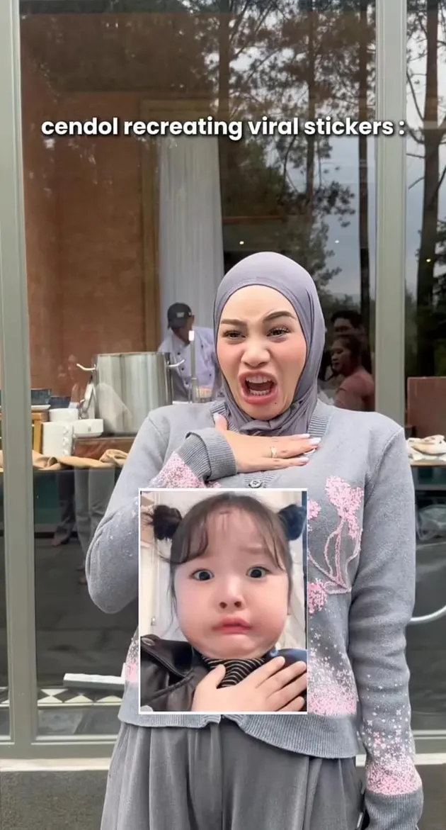 Aurel Hermansyah Recreate Meme Viral