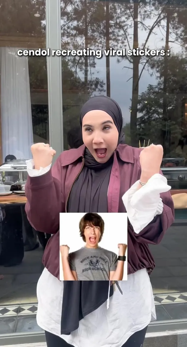 Zaskia Sungkar Recreate Meme Viral