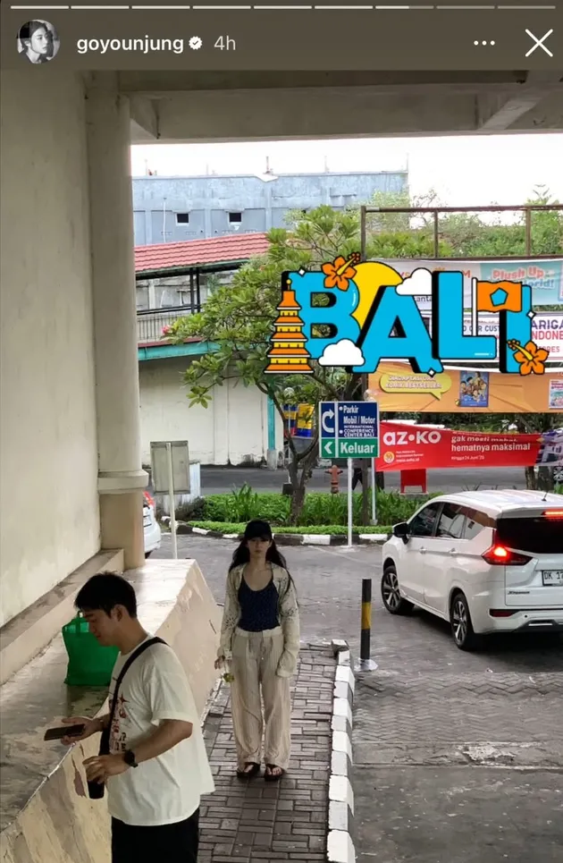 Potret Go Yoon Jung di Bali