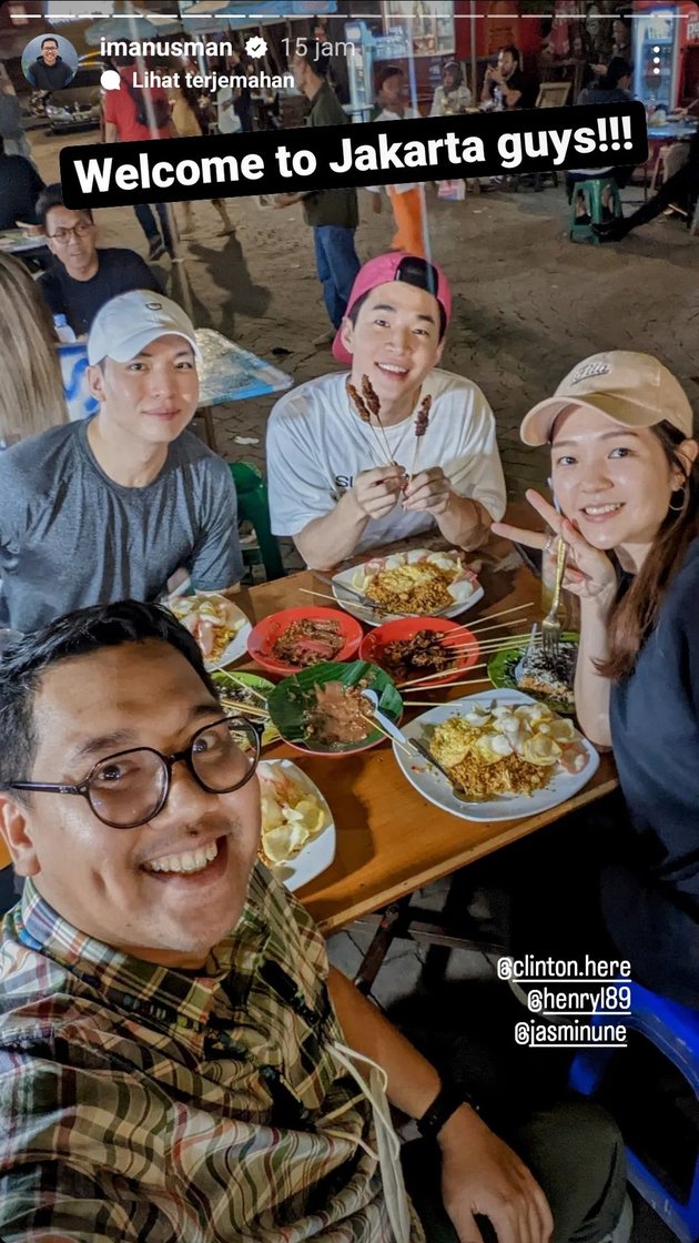 8 Portraits of Henry Lau Getting More Local in Indonesia, Enjoying Satay by the Roadside - 'Rotating Date' with Rossa and Prilly Latuconsina