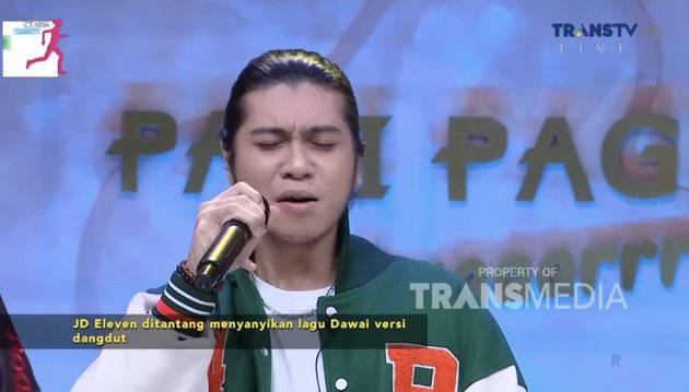 8 Portraits of JD Eleven Challenged to Perform 'Dawai' Song in Dangdut Version on Pagi-Pagi Ambyar