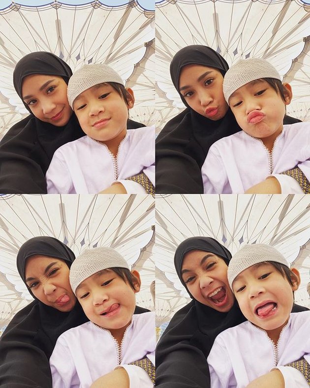 8 Portraits of Raffi Ahmad and Nagita Slavina's Family Performing Umrah, a Series of World Tour Activities