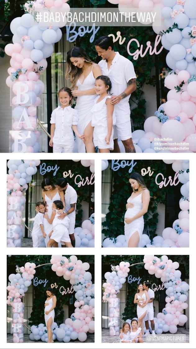 8 Portraits of the Excitement of Jennifer Bachdim's Gender Reveal Party, Their Third Child is a Boy!