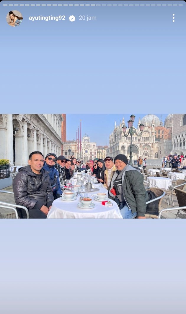 8 Fun Moments of Ayu Ting Ting Inviting Family and Employees to Travel Around Europe, Beautiful Appearance Steals Attention