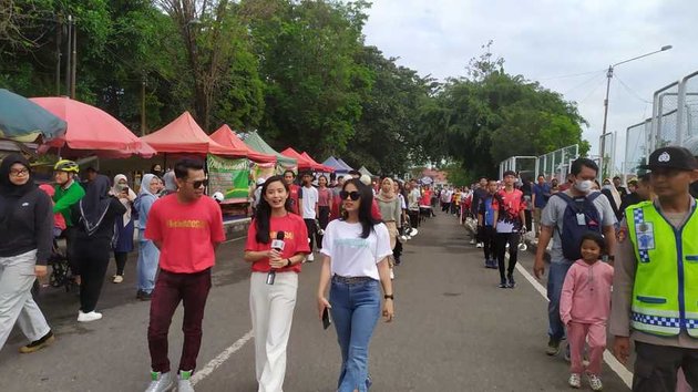 8 Photos of the Excitement of 'Bestie Indosiar' in Banjarmasin, Enlivened by Putri Isnari and Mardon LIDA - There is a Parade and Drum Band