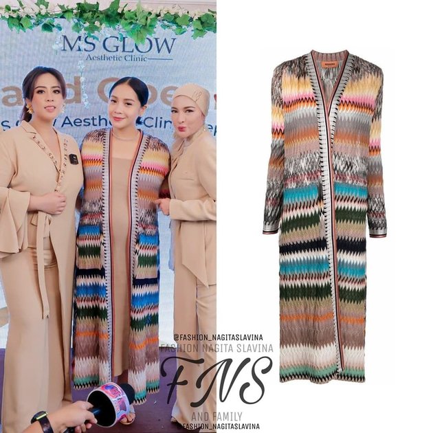 8 Portraits of Nagita Slavina's Cardigan Collection with Sky-High Prices, Most Expensive at Rp56.5 Million per Piece - Beautiful Motifs and Colors