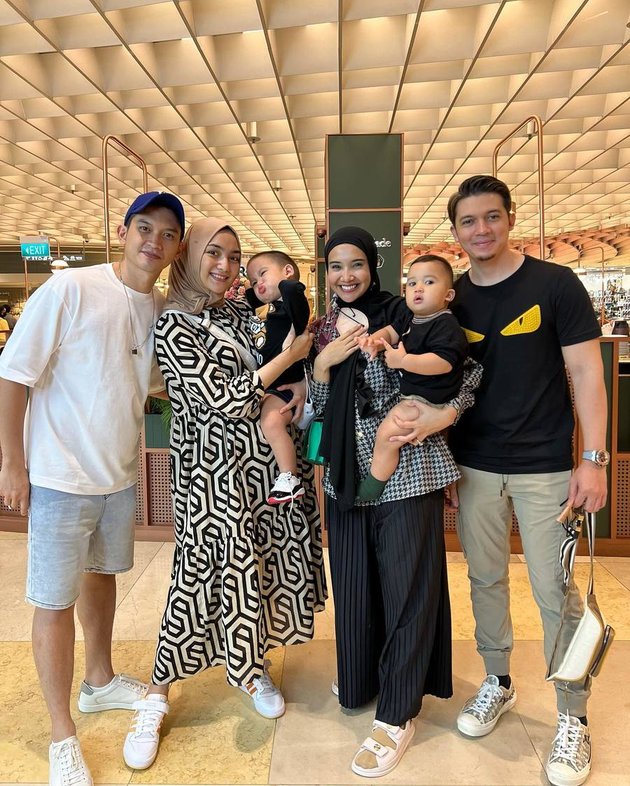 8 Photos of Citra Kirana and Rezky Aditya's Vacation in Singapore, Athar's Funny Behavior Becomes the Highlight of Netizens