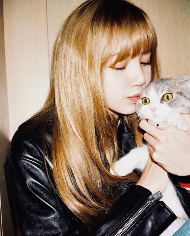8 Photos of Lisa BLACKPINK with Pet Cats, So Sweet Giving Hugs & Kisses