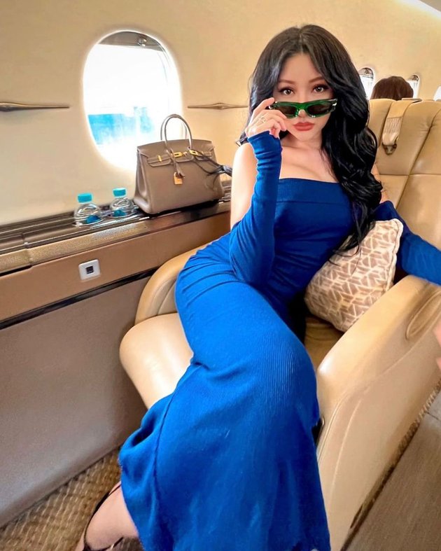 8 Photos of Lucinta Luna on a Private Jet, Elegant Like a Socialite Woman