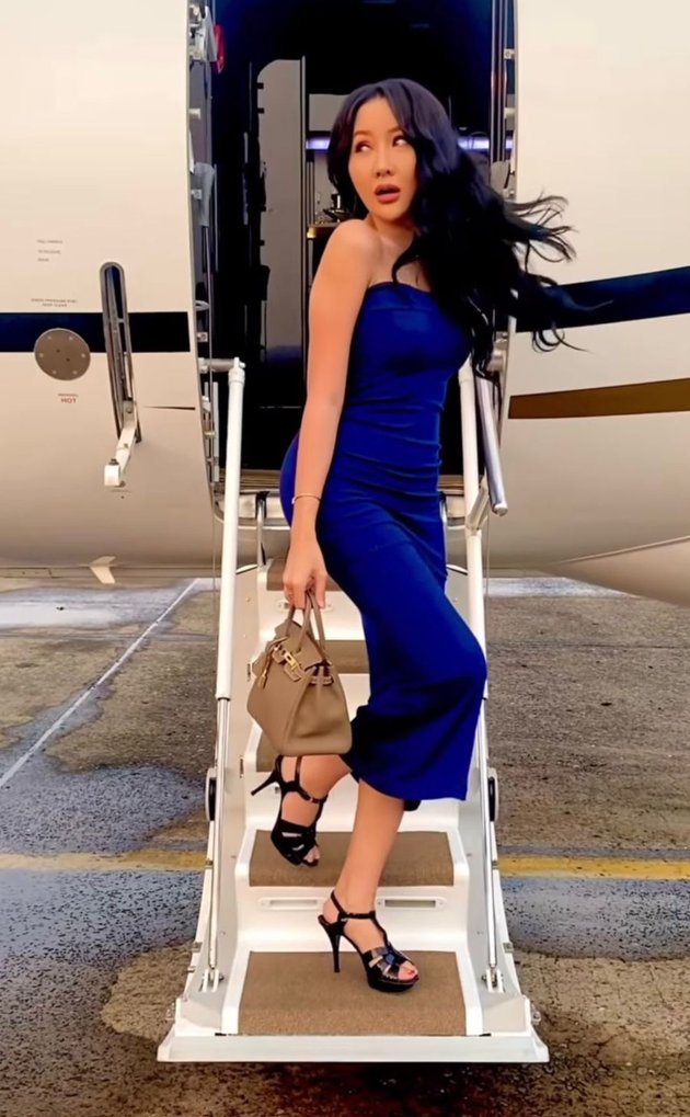 8 Photos of Lucinta Luna on a Private Jet, Elegant Like a Socialite Woman