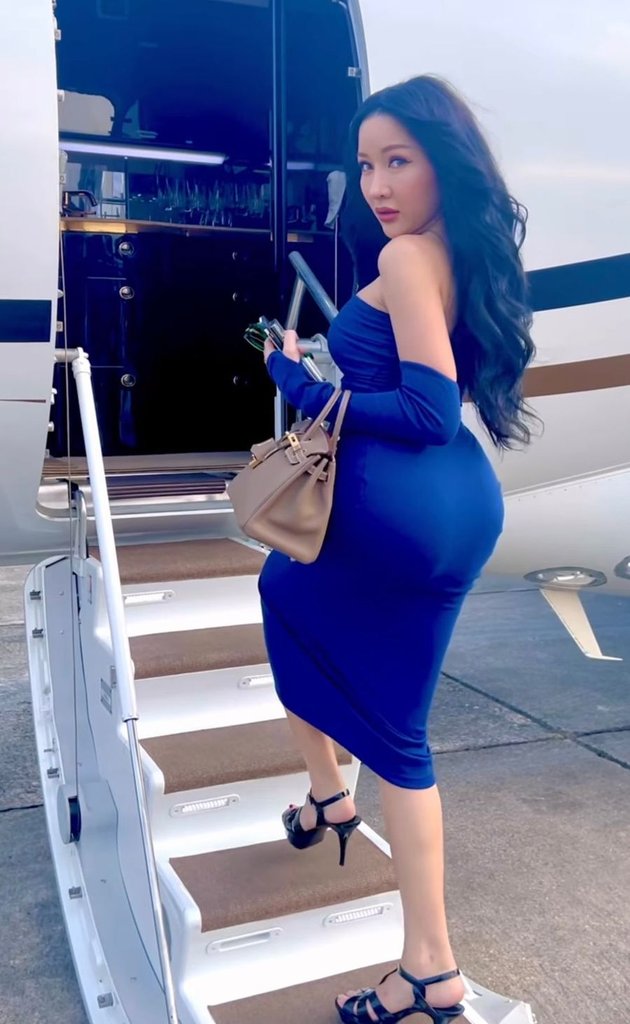 8 Photos of Lucinta Luna on a Private Jet, Elegant Like a Socialite Woman