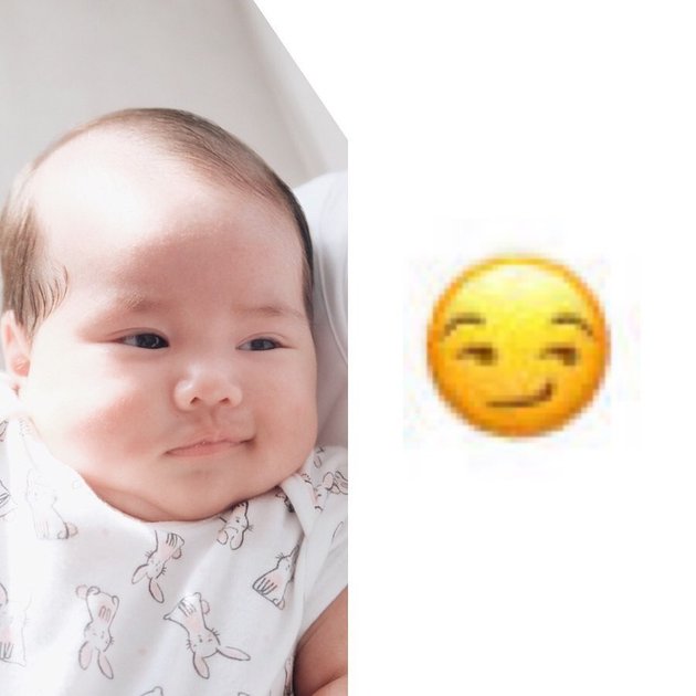 8 Adorable Portraits of Baby Ariella, Yuanita Christiani's Child, Already Expressive Despite Being Only 3 Months Old