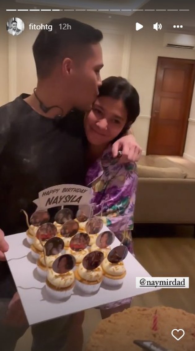 8 Joyful Moments of Naysila Mirdad's Birthday Surprise, Getting Warm Kisses and Hugs from Arfito Hutagalung