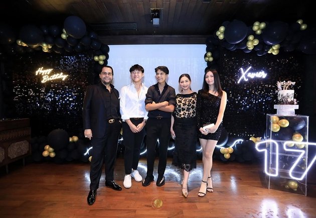 8 Portraits of Xavier's 17th Birthday Celebration, Cut Keke's Son, a Festive All-Black Party - Tall and Handsome