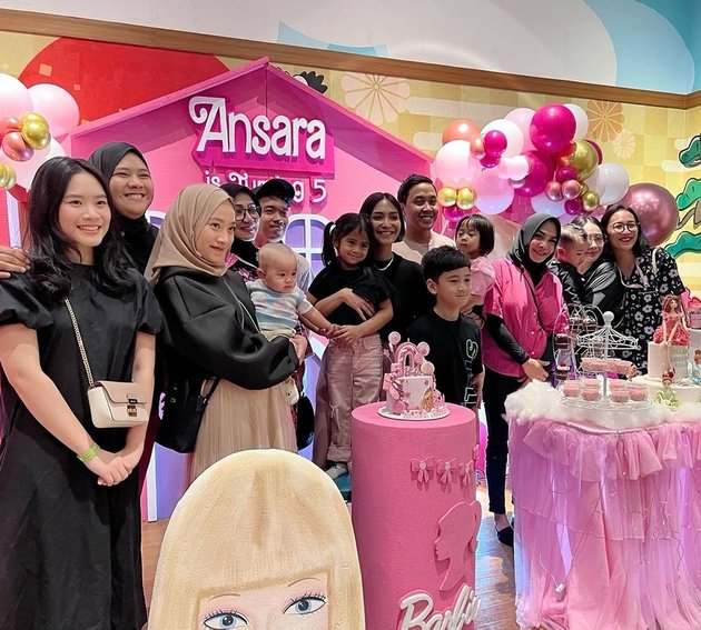 8 Portraits of Ansara Anak Caca Tengker's 5th Birthday Celebration, All About Barbie - Festive Party with Family
