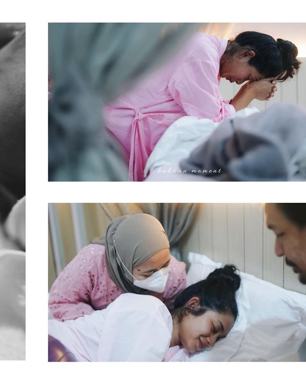 8 Portraits of Faradina Mufti's Struggle, Dimas Djay's Wife Giving Birth to Their First Child, Happy to See the Face of Their Baby