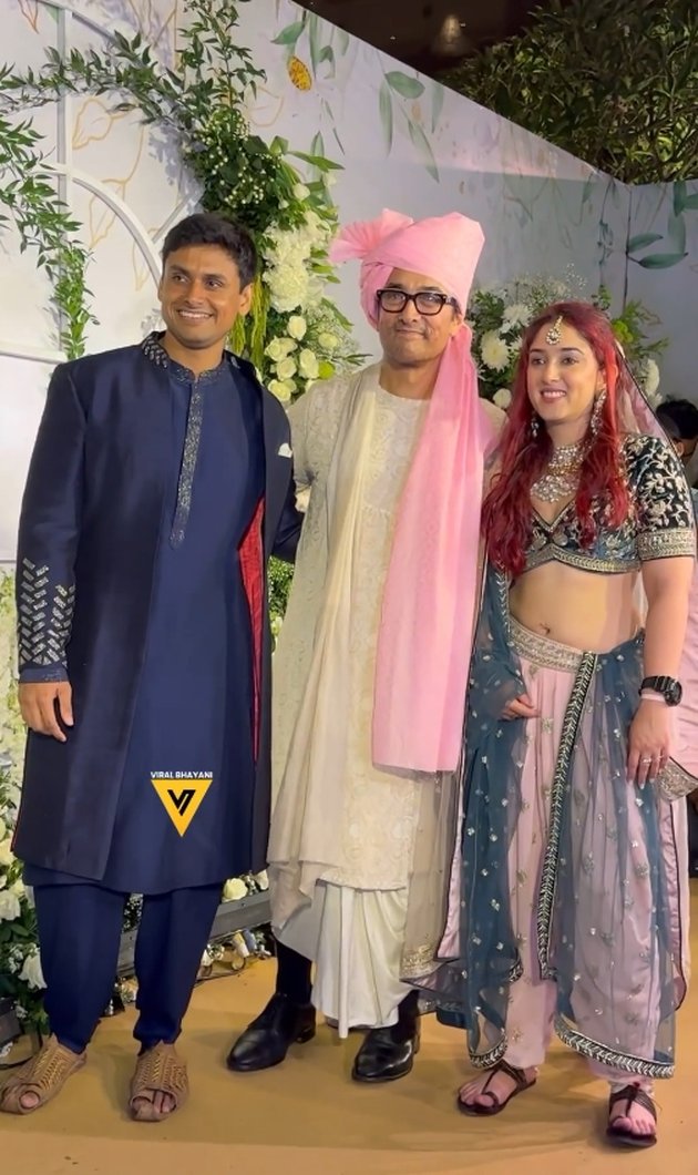 8 Portraits of Ira Khan, Aamir Khan's Daughter's Wedding, Groom Becomes the Center of Attention for Wearing an Oblong T-shirt at the Wedding