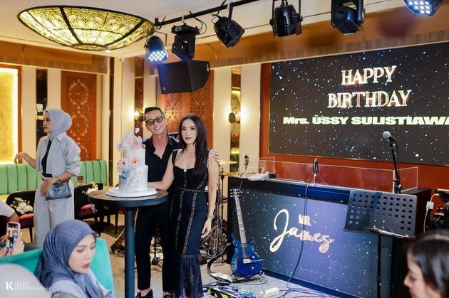 8 Portraits of Ussy Sulistiawaty's Glamorous and Festive Surprise Birthday Party, Attended by Ayu Ting Ting and Edric Tjandra