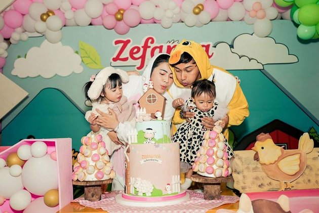 8 Portraits of Baby Zefanya Putri Felicya Angelista's Birthday Party that was Celebrated Joyfully, Thought to be Empty but Turns Out Many Friends and Family Members Came