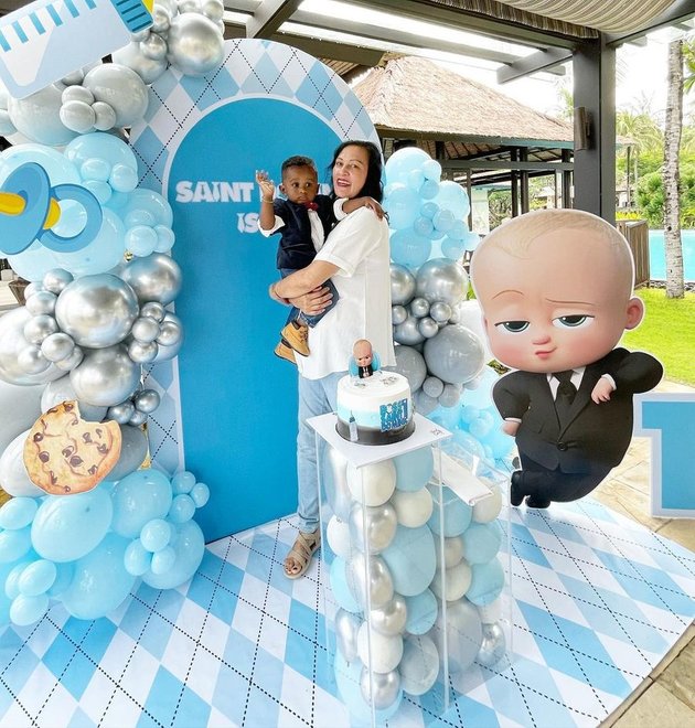 8 Portraits of Baby Dom's Second Birthday Party, Styled Like a Boss Baby - So Adorable!