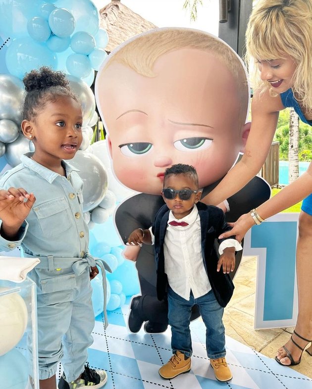 8 Portraits of Baby Dom's Second Birthday Party, Styled Like a Boss Baby - So Adorable!