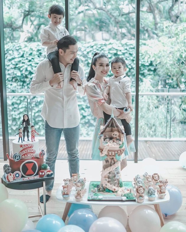 8 Portraits of Sandra Dewi's 38th Birthday Party, Celebrated Simply with Harvey Moeis and the Children