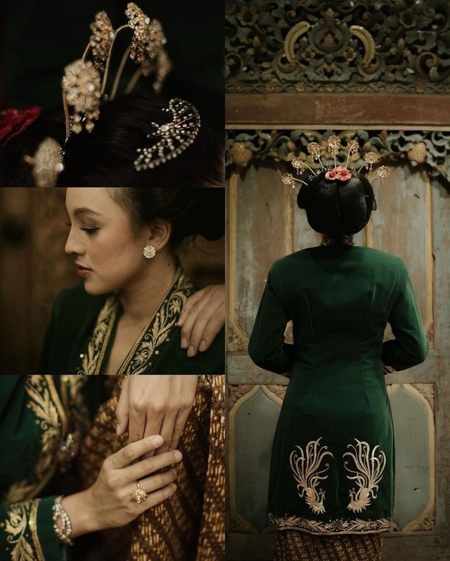 8 Portraits of Nadia Soekarno - Kama Sukarno's Prewedding, Wearing Soraya Haque's Wedding Dress - Dress is 33 Years Old