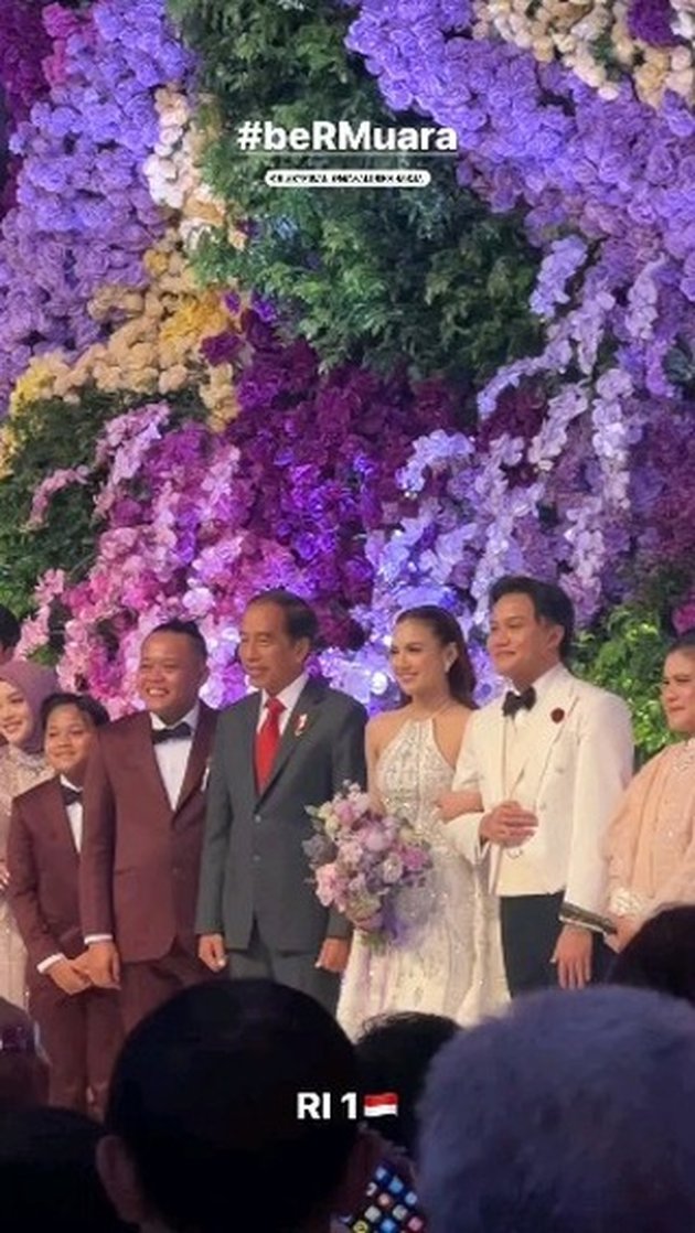 8 Portraits of Rizky Febian and Mahalini's Wedding Reception, Attended by Many Celebrities Including President Jokowi