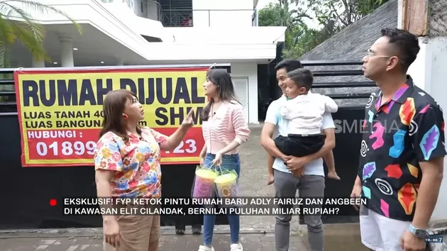 Adly & Angbeen pagar rumah dijual