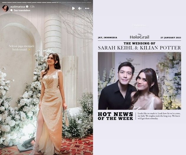 8 Portraits of Celebrities at Sarah Keihl's Wedding, Ria Ricis Comes Without Teuku Ryan - Ranty Maria Becomes Bridesmaid