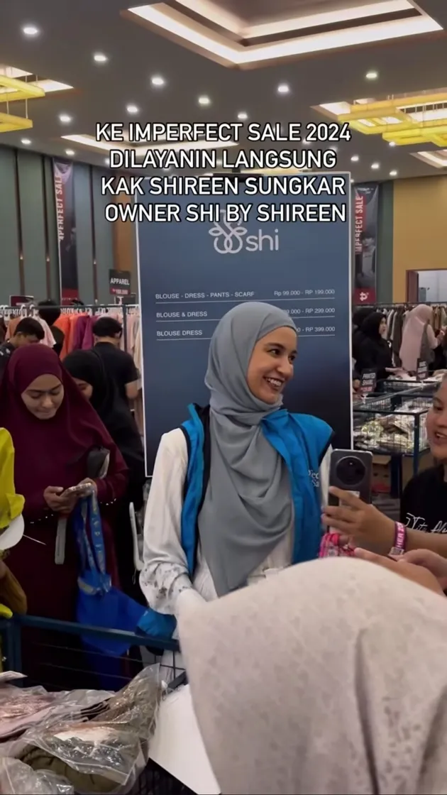 Shireen Sungkar Jadi Pelayan