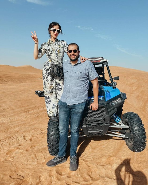 8 Pictures of Tasya Farasya Receiving an Anniversary Surprise from Her Husband, Suddenly Flying to Dubai