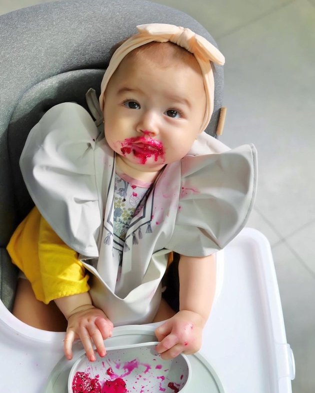 8 Latest Photos of Baby Djiwa Putri Nadine Chandrawinata, Adorably Beautiful When Looking at Her Father Fixing the AC - Dimas Anggara: Take Care of Mom, My Love