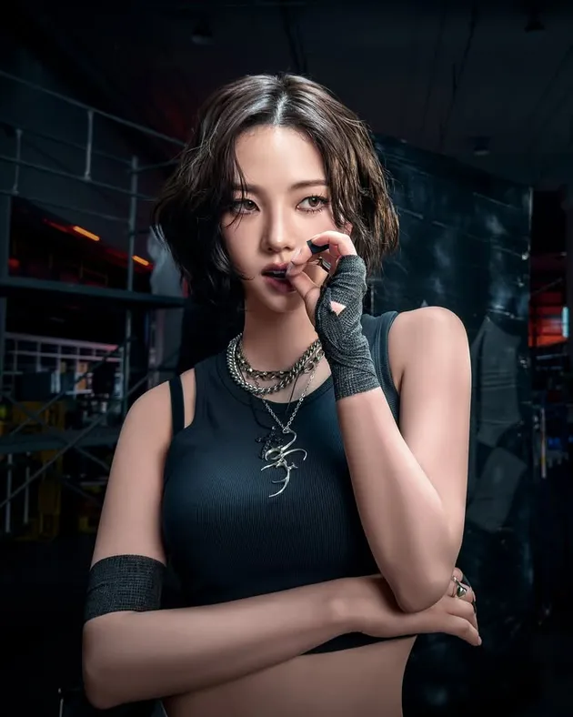 Potret terbaru member aespa syuting Dirty Work’