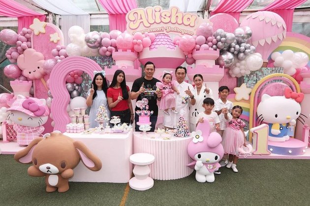 8 Portraits of Alisha's Birthday, Ibas Yudhoyono's Daughter Celebrates in a Pink-themed Festive Party, Almira Putri Annisa Pohan Attends and Attracts Attention