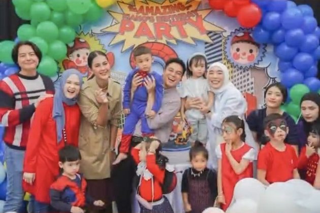 8 Photos of Kiano Tiger Wong's 3rd Birthday, Coordinated with His Younger Brother Wearing Spider Man Costume - Celebrated Festively and Attended by Artists