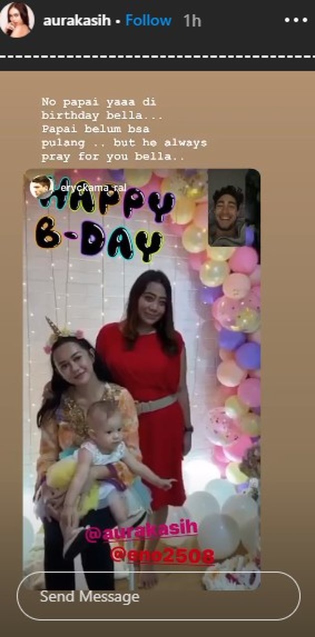 8 Photos of Baby Arabella's First Birthday, Aura Kasih's Daughter, Celebrated Separately with Eryck Amaral