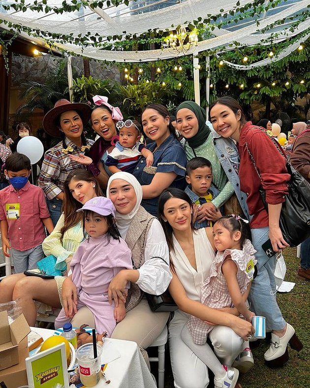 8 Portraits of Xabiru Putra Rachel Vennya's Birthday Attended by Celebrities from Nagita Slavina to Gisella Anastasia, Moments of Being Kissed by Father-Buna Make Touching