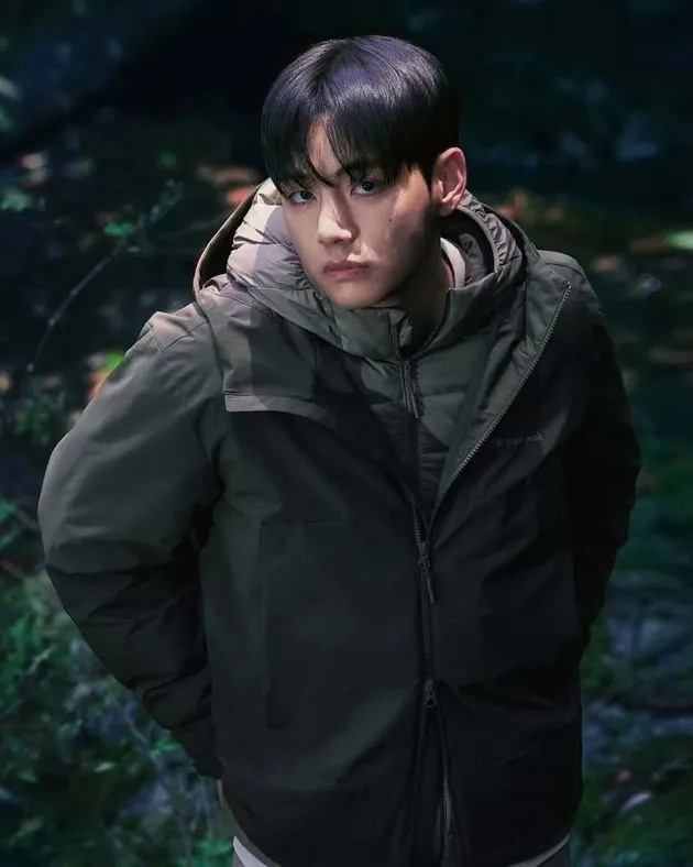 Potret V BTS jadi anak gunung