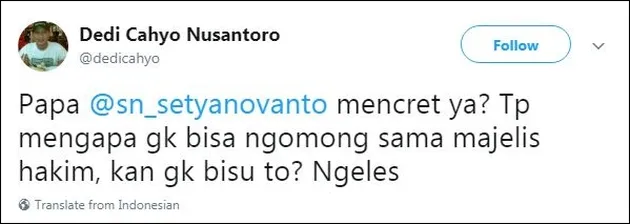 setnov, setya novanto, papa setnov, sidang setya novanto, berita setya novanto