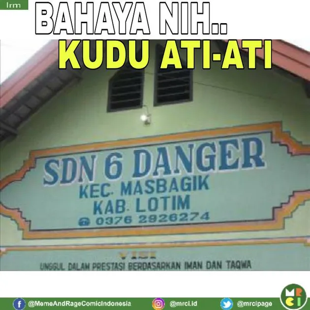 meme lucu, nama sekolah lucu, sekolah lucu, nama sekolah unik