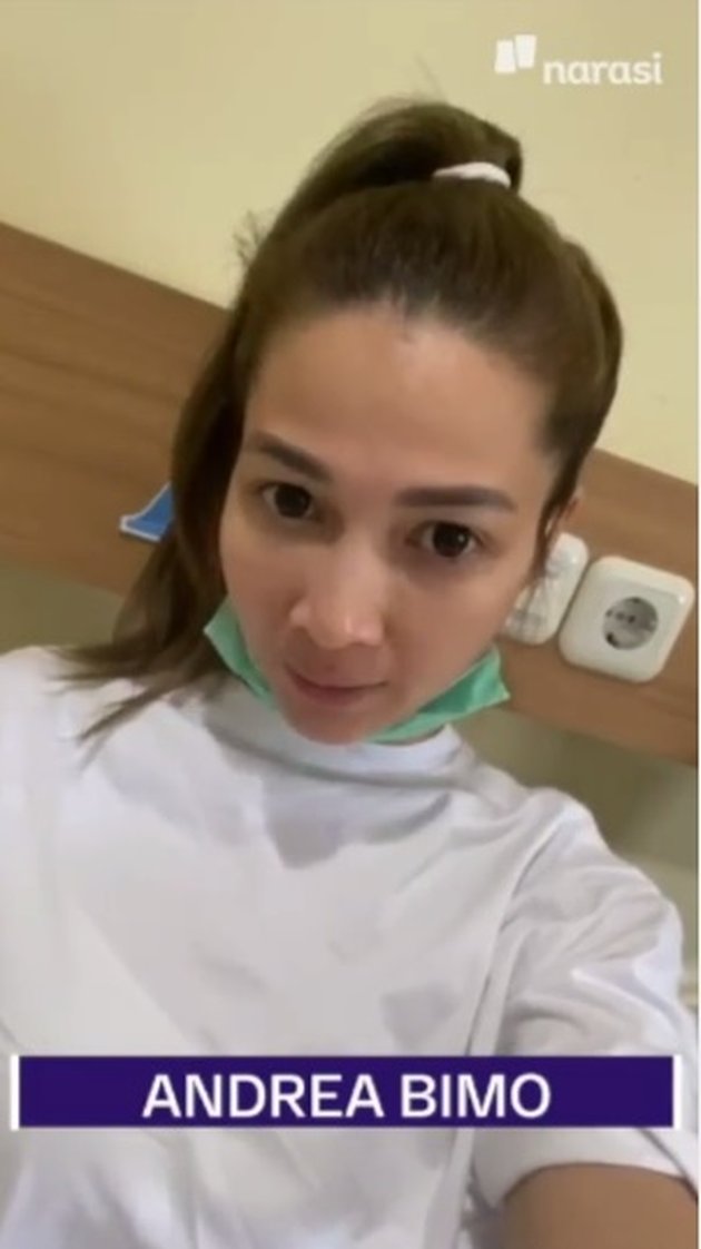 9 Photos of Andrea Dian's Activities During Quarantine at the Corona Emergency Hospital, Doing Sports to Video Calls with Ganindra Bimo