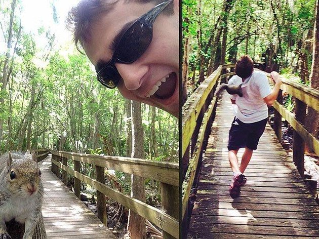 9 Photos That Prove You Shouldn't Take Selfies with Animals